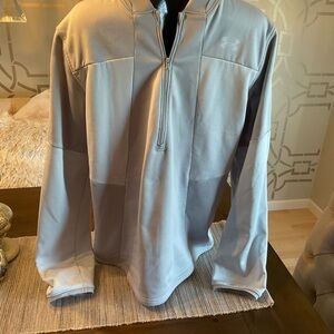 Men’s Under Armour Cold Gear Gray Zip Pullover NWOT Large